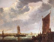 CUYP, Aelbert The Ferry Boat fg oil painting on canvas